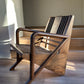 Vintage Burmese Teak and Rattan Easy Chair - Two Available