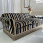 Vintage Stripe Velvet Sofa