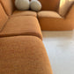 Bespoke Vintage Boucle Curved Modular Sofa