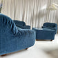 Zotta Vintage Corduroy Modular Chairs - Four Available