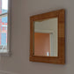 Vintage Square Cane Wrapped Mirror