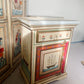 Hand-Painted Indian Nautical Cupboard & Bedside Set