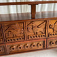 Vintage Carved Wooden Sideboard / Room Divider
