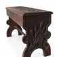 Art Nouveau Timber Bench Seat - Hand Carved, Antique