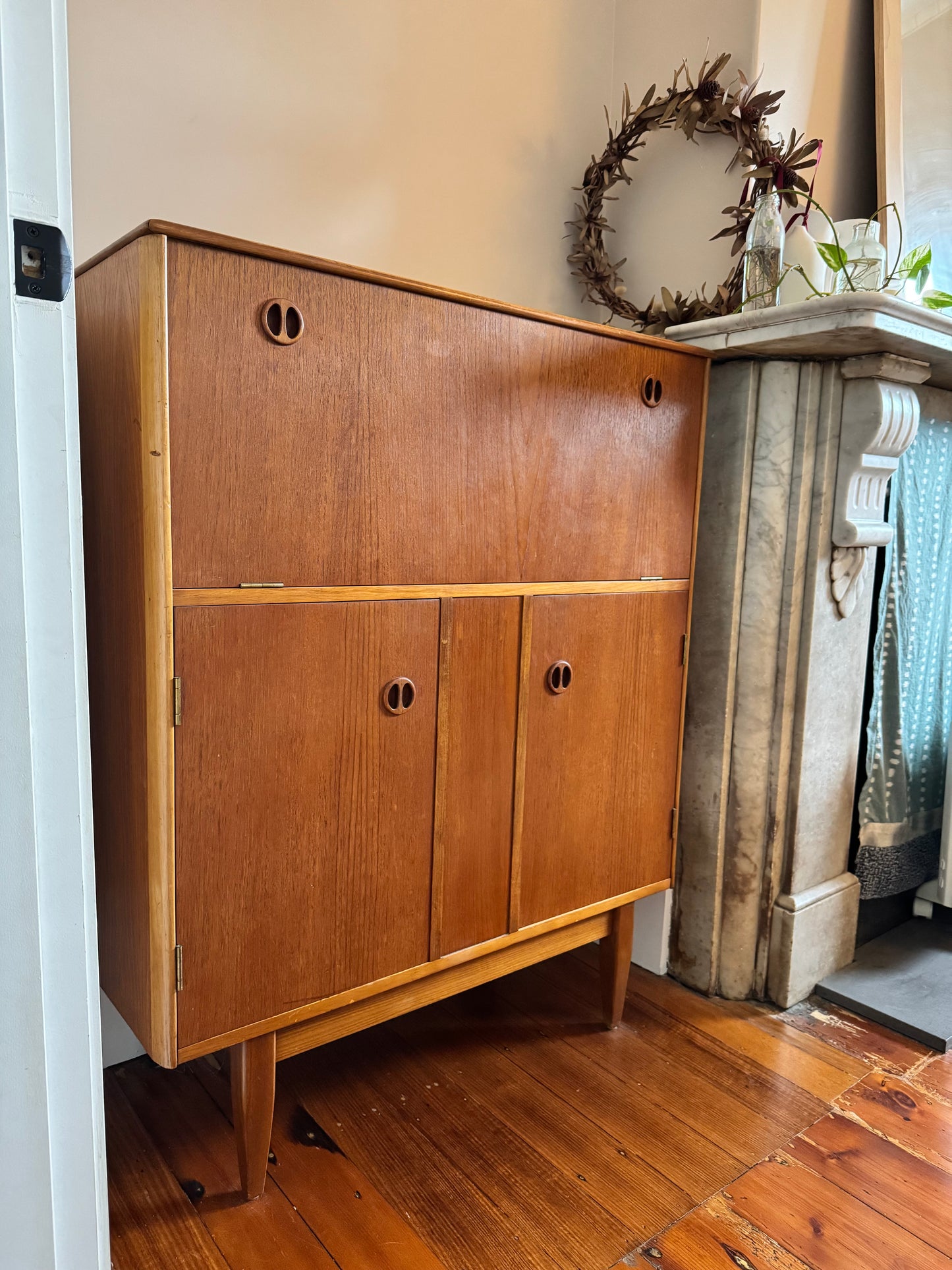 Mid Century 1960s Bar Cabinet