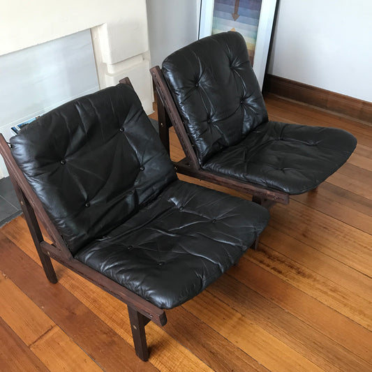 Hunter Chairs by Torbjørn Afdal, Norway, 1960s - Two Available
