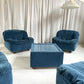 Zotta Vintage Corduroy Modular Chairs - Four Available