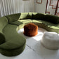 Bespoke Green Curved Modular Sofa