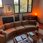 On Hold - Large Modular Soft Camel Velvet Sofa