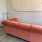 Vintage Dusty Pink Custom Made Sofas, 80's