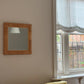 Vintage Square Cane Wrapped Mirror