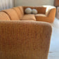 Bespoke Vintage Boucle Curved Modular Sofa