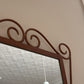 Large Vintage Wrought Iron Mirror