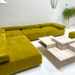 Bespoke Chartreuse Velvet Modular Sofa Set