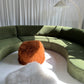 Bespoke Green Curved Modular Sofa
