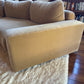 On Hold - Large Modular Soft Camel Velvet Sofa