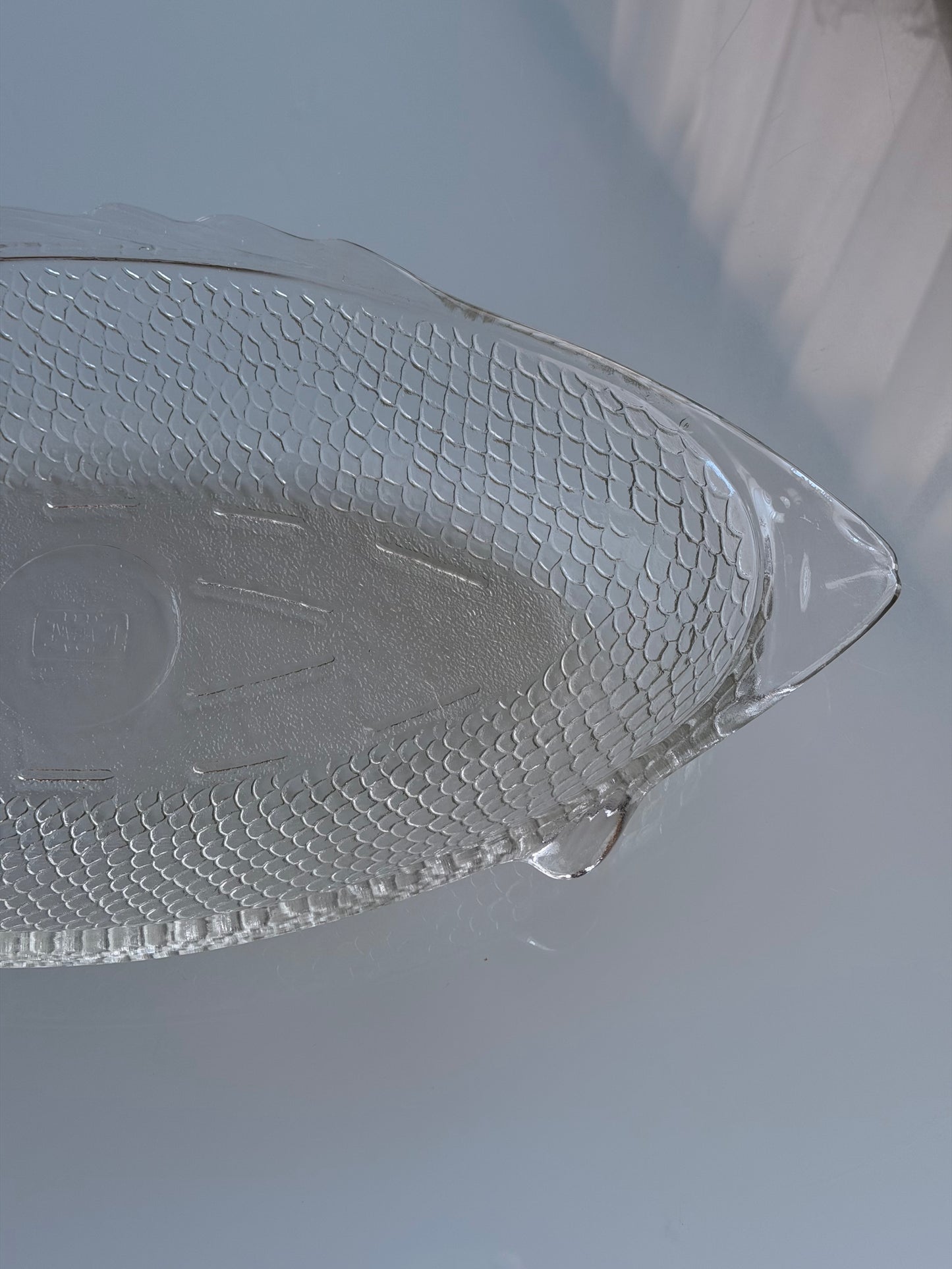 Rare USA Oven-Proof Glass Fish Platter | XL Deep Serving Dish
