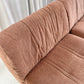 Vintage Dusty Pink Chenille Modular Sofa
