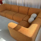 Bespoke Vintage Boucle Curved Modular Sofa