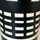 Ettore Sottsass Bitossi Ceramiche Black White Rocchetto Vase