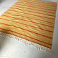 Terracotta and Fawn Single Line Rug by Beni Rug