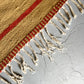 Terracotta and Fawn Single Line Rug by Beni Rug