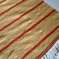 Terracotta and Fawn Single Line Rug by Beni Rug