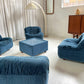 Zotta Vintage Corduroy Modular Chairs - Four Available