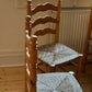 Set of Six Vintage Pine Dining Chairs