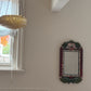 20th Century Folk Hand-Painted Wooden Mirror