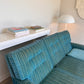 Vintage Blue / Green Striped Midcentury Sofa, 60’s