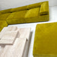Bespoke Chartreuse Velvet Modular Sofa Set