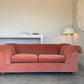 Vintage Dusty Pink Custom Made Sofas, 80's