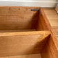 Vintage timber book shelf