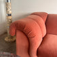 Vintage Dusty Pink Custom Made Sofas, 80's