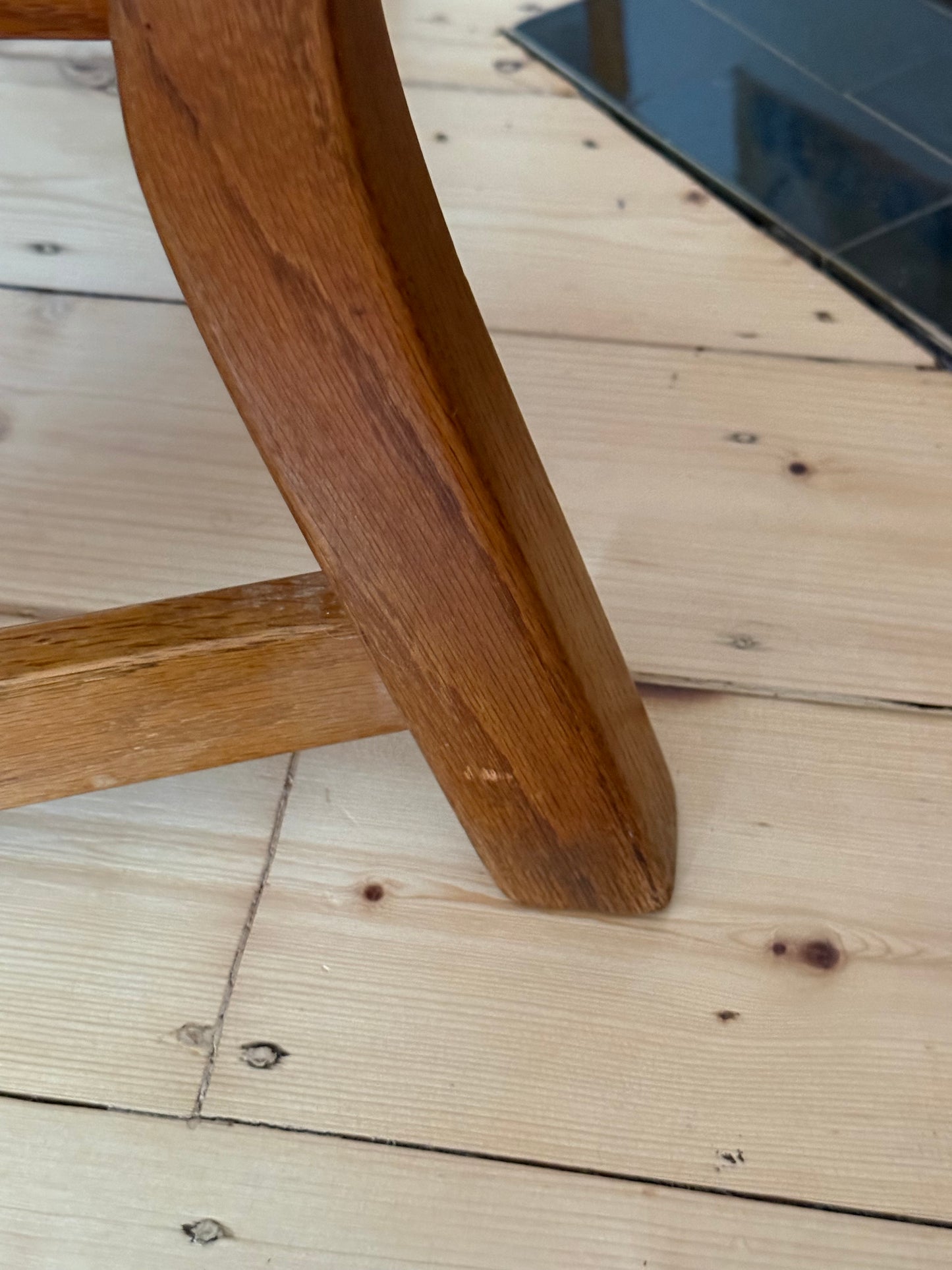 Pair of Brutalist Oak Chairs by Dittmann & Co, Netherlands, 1960's