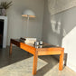 Vintage Mid-Century Green Tile & Timber Coffee Table
