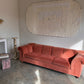 Vintage Dusty Pink Custom Made Sofas, 80's