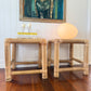 Pair of Bamboo Side Tables