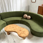 Bespoke Green Curved Modular Sofa