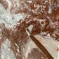 Rosso Bilbao Marble Dining Table