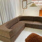 ON HOLD - Vintage Italian Designer Chunky Boucle Modular Sofa