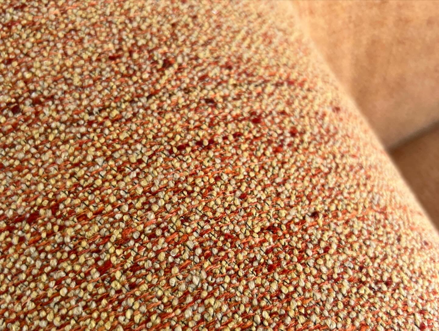Bespoke Vintage Boucle Curved Modular Sofa