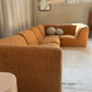 Bespoke Vintage Boucle Curved Modular Sofa