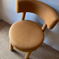 Set of Four Linen Dining Chairs
