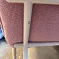 Two-Tone Bouclé Lounge Chair in Pink & Olive (2 Available)