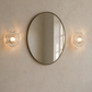 Peill & Putzler round glass vintage lights (circa 1970)