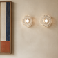 Peill & Putzler round glass vintage lights (circa 1970)
