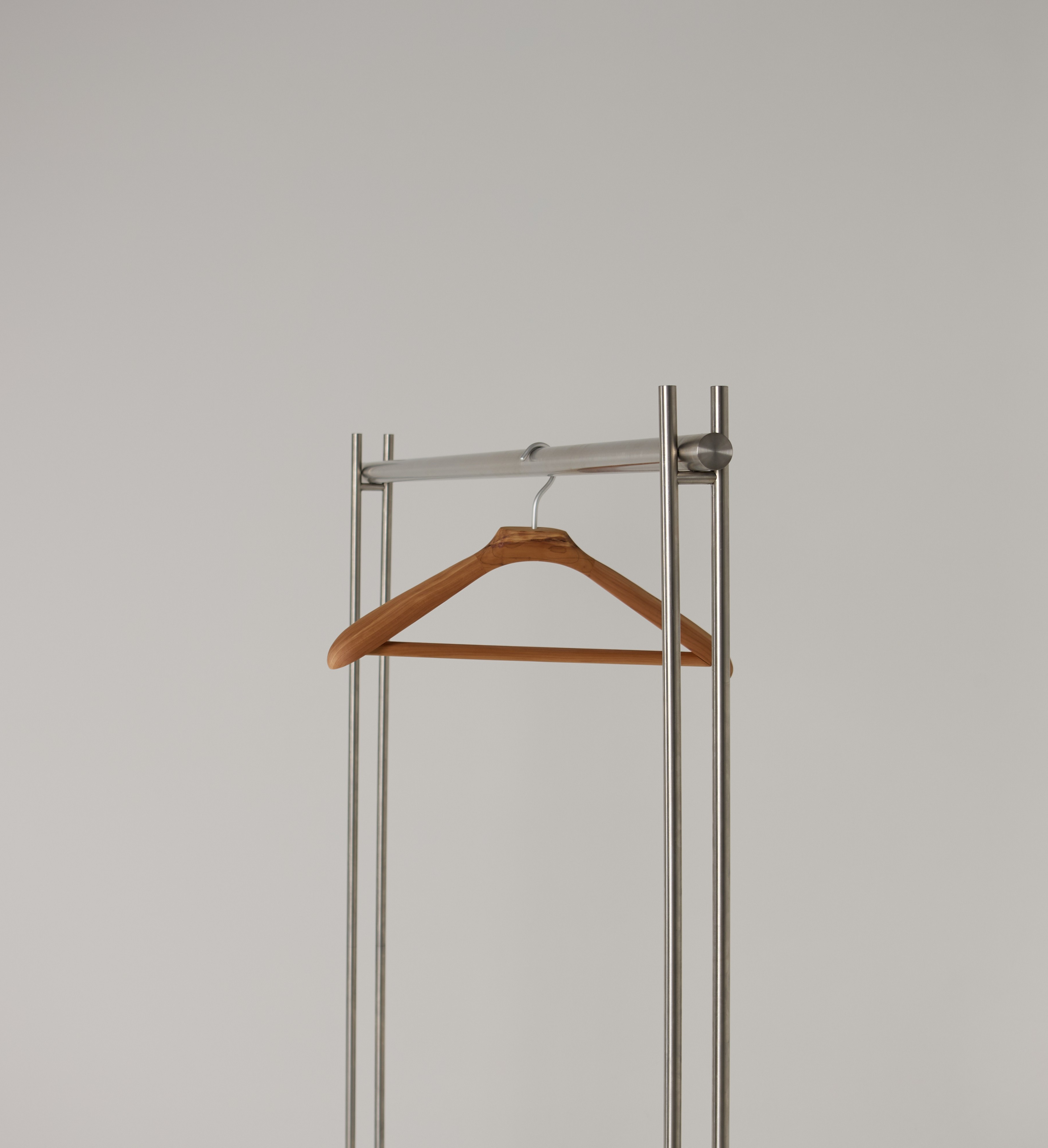 Modular Stainless Steel Clothing Rack – Curated Spaces