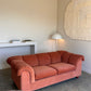 Vintage Dusty Pink Custom Made Sofas, 80's